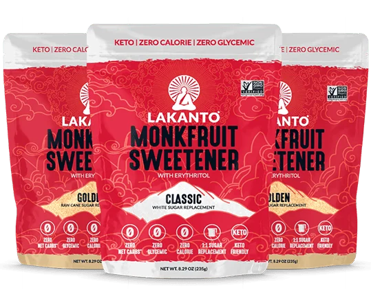 Improve your life with Lakanto, the best sugar substitute made with natural monk fruit. Keto, Zero Calorie, Zero Glycemic